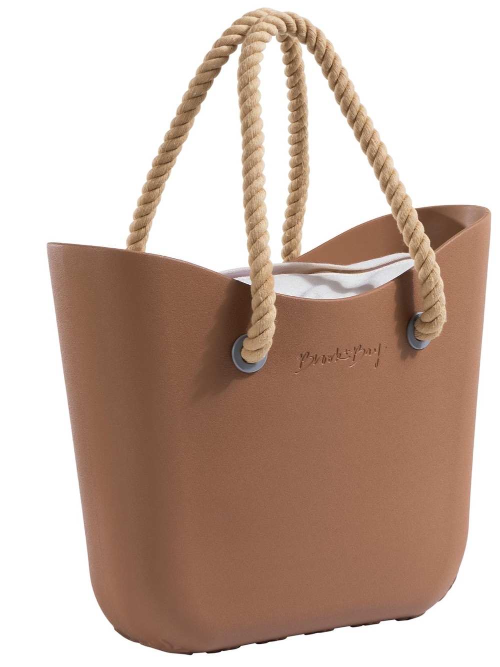 Brook + Bay Rubber Tote Bag with Zipper